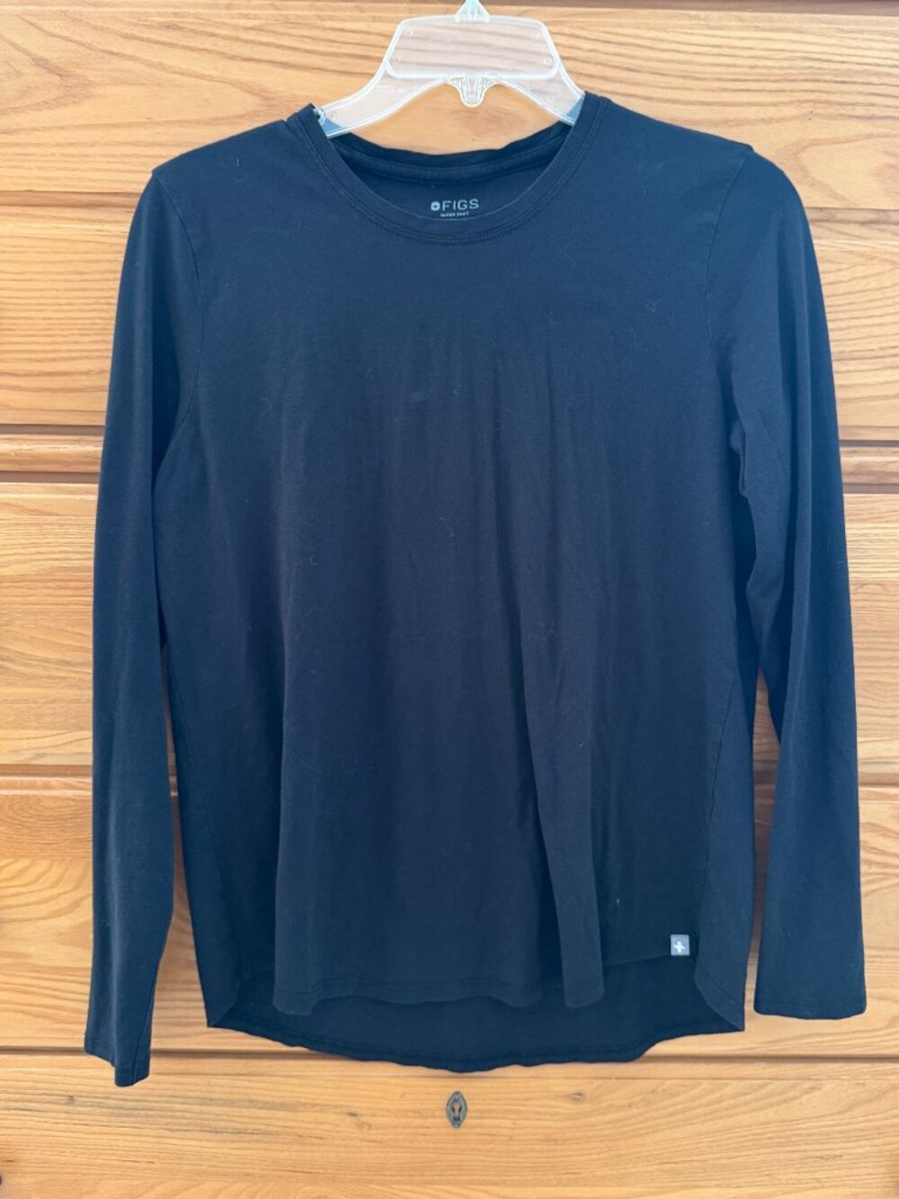 Lot of 2 Figs Medium Black Long Sleeve Supersoft Underscrub